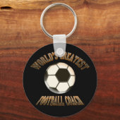 's Werelds grootste Football coach Sleutelhanger (Voorkant)