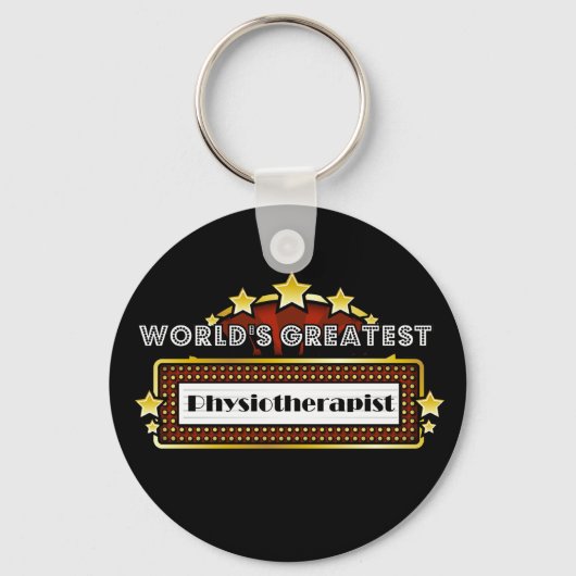 's Werelds grootste fysiotherapeut Sleutelhanger (Voorkant)
