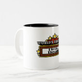 's Werelds grootste fysiotherapeut Tweekleurige Koffiemok (Voorkant links)