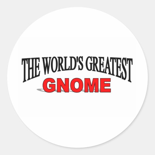 's Werelds grootste genoom Ronde Sticker (Voorkant)