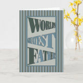 's Werelds grootste gestripte vader Kaart (Gele Bloem)