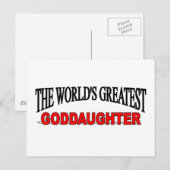 's Werelds grootste goddochter Briefkaart (Voorkant / Achterkant)