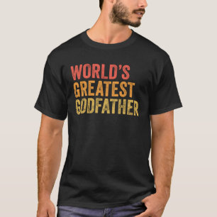 's Werelds grootste Godfather-doopvoorstel T-shirt
