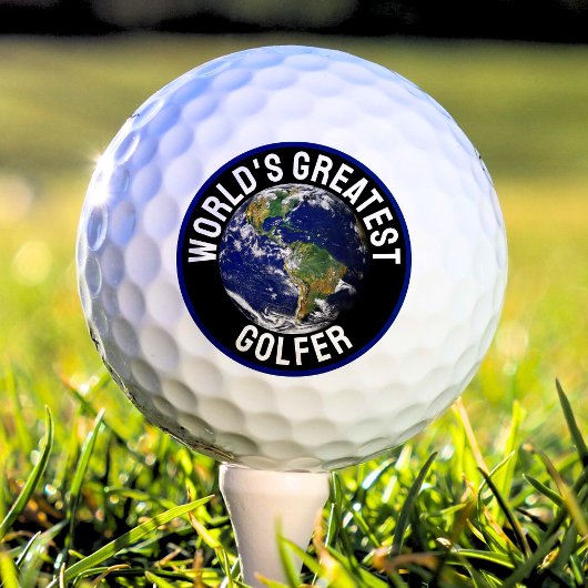 's Werelds grootste Golfer Blue Planet Earth Werel Golfballen