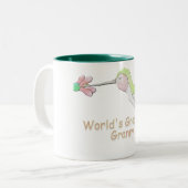 's Werelds grootste Granny Hummingbird Mok (Voorkant links)