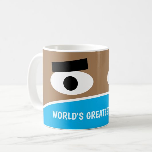 's Werelds grootste grappige mondjesmaat Koffiemok (Voorkant links)