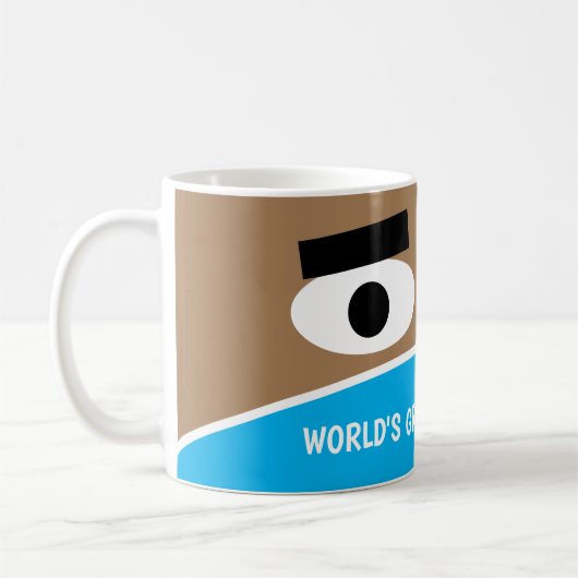 's Werelds grootste grappige mondjesmaat Koffiemok (Links)