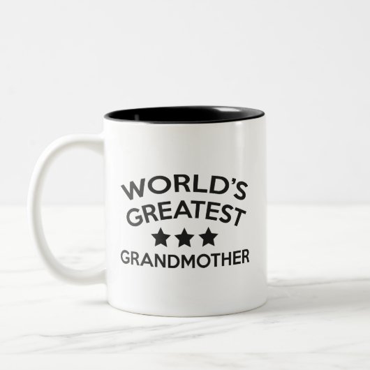 's Werelds grootste Grootmoeder koffie-Mok Tweekleurige Koffiemok (Links)