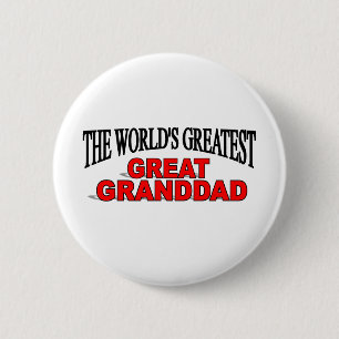 's Werelds grootste grootvader Ronde Button 5,7 Cm