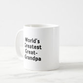  's Werelds grootste grote opa-Mok Koffiemok (Voorkant links)