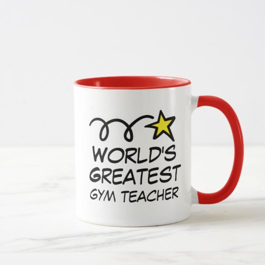 'S Werelds Grootste Gym Teacher - Koffie Mok cadea (Rechts)