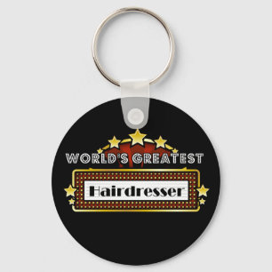 's Werelds grootste hairdresser Sleutelhanger