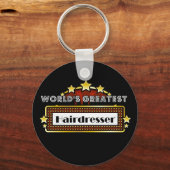 's Werelds grootste hairdresser Sleutelhanger (Voorkant)
