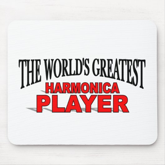 's Werelds grootste Harmonica speler Muismat (Voorkant)