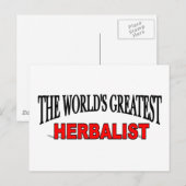 's Werelds grootste herbalist Briefkaart (Voorkant / Achterkant)