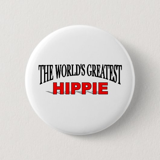 's Werelds grootste hippie Ronde Button 5,7 Cm (Voorkant)