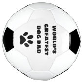 's Werelds grootste hond pap aangepaste tekst op m Voetbal (Gedraaid)
