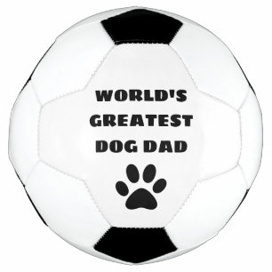 's Werelds grootste hond pap aangepaste tekst op m Voetbal