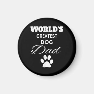 's Werelds grootste hond pap T-Shirt, hou van mijn Magneet