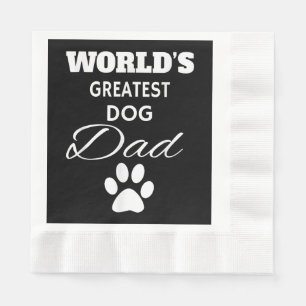's Werelds grootste hond pap T-Shirt, hou van mijn Servet