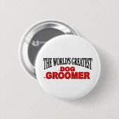 's Werelds grootste hondenrennen Ronde Button 5,7 Cm (Voorkant /achterkant)