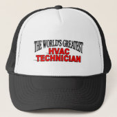 's Werelds grootste HVAC-technicus Trucker Pet (Voorkant)