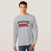 's Werelds grootste immense aannemer T-shirt (Voorkant volledig)