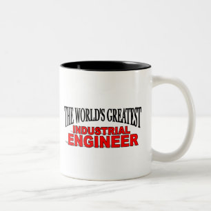 's Werelds grootste industriële ingenieur Tweekleurige Koffiemok