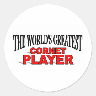 's Werelds grootste internetspeler Ronde Sticker