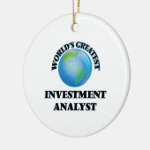 's Werelds grootste investeringsanalist Keramisch Ornament (Links)