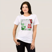 's Werelds Grootste Italiaanse Moeder Tri-Blend Shirt (Voorkant volledig)