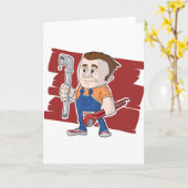 's Werelds grootste jongeman Kaart (Gele Bloem)