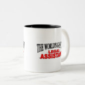 's Werelds grootste juridische assistent Tweekleurige Koffiemok (Voorkant rechts)