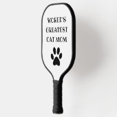 's Werelds grootste kat mam aangepaste tekst op ma Pickleball Paddle (Links)