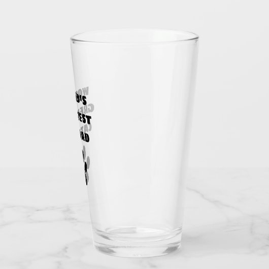 's Werelds grootste kat pap aangepaste tekst op ma Glas (Links)