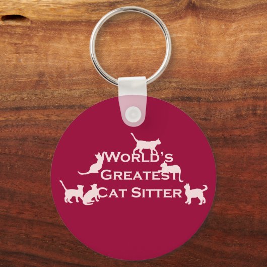 's Werelds grootste kat Sleutelhanger (Voorkant)