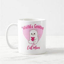 'S Werelds Grootste Kattenmoeder Grappig Schattige