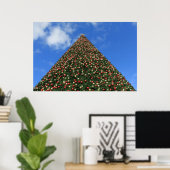 's Werelds grootste kerstboom. Poster (Thuiskantoor)