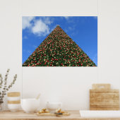 's Werelds grootste kerstboom. Poster (Keuken)