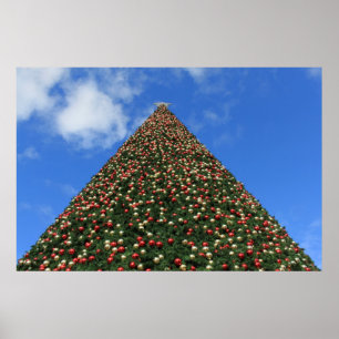 's Werelds grootste kerstboom. Poster
