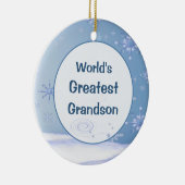 's Werelds grootste kerstkleinzoon Ornament (Rechts)