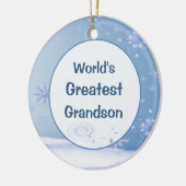 's Werelds grootste kerstkleinzoon Ornament (Links)