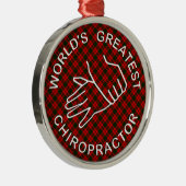 's Werelds grootste kerstsieraad Metalen Ornament (Rechts)