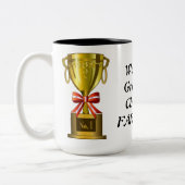 's Werelds grootste kippenboer Tweekleurige Koffiemok (Links)