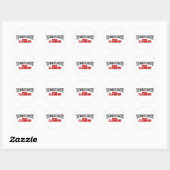 's Werelds grootste klimmer Ronde Sticker (Vel)
