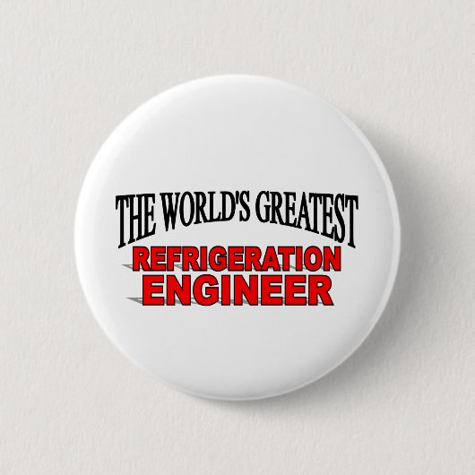 's Werelds grootste koelingsingenieur Ronde Button 5,7 Cm (Voorkant)