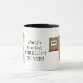 's Werelds grootste koffie-mok voor vorkheftruckch Mok (Midden)