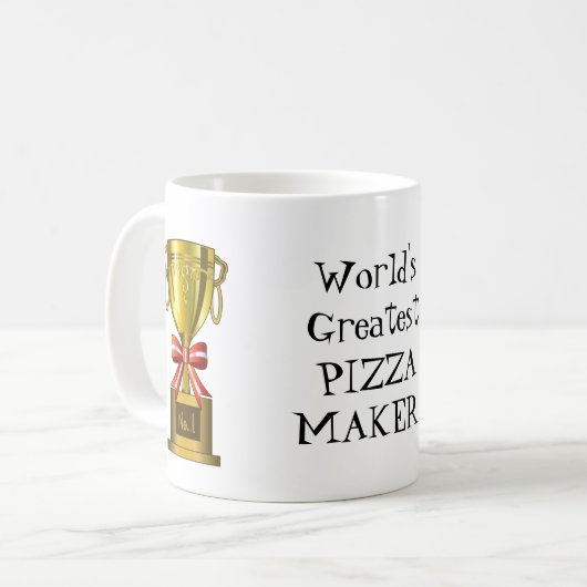 's Werelds grootste koffiezetapparaat mok (Voorkant links)