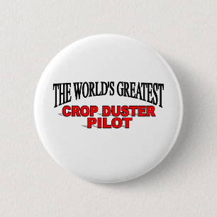 's Werelds grootste kruidverdelger Pilot Ronde Button 5,7 Cm