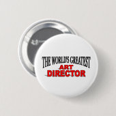 's Werelds grootste kunstdirecteur Ronde Button 5,7 Cm (Voorkant /achterkant)